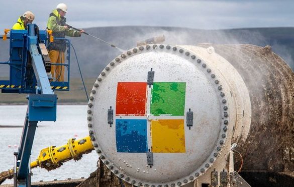 El centro de datos submarino de Microsoft vuelve a la superficie